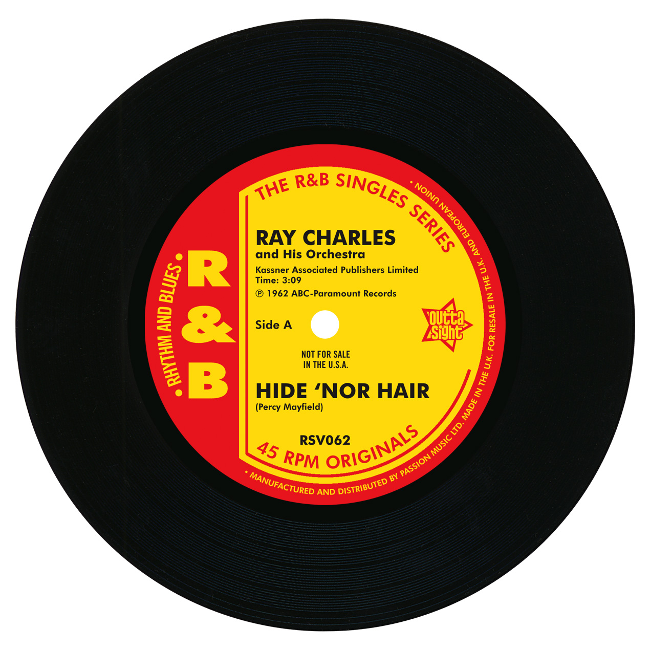 Ray Charles/HIT THE ROAD JACK 7"
