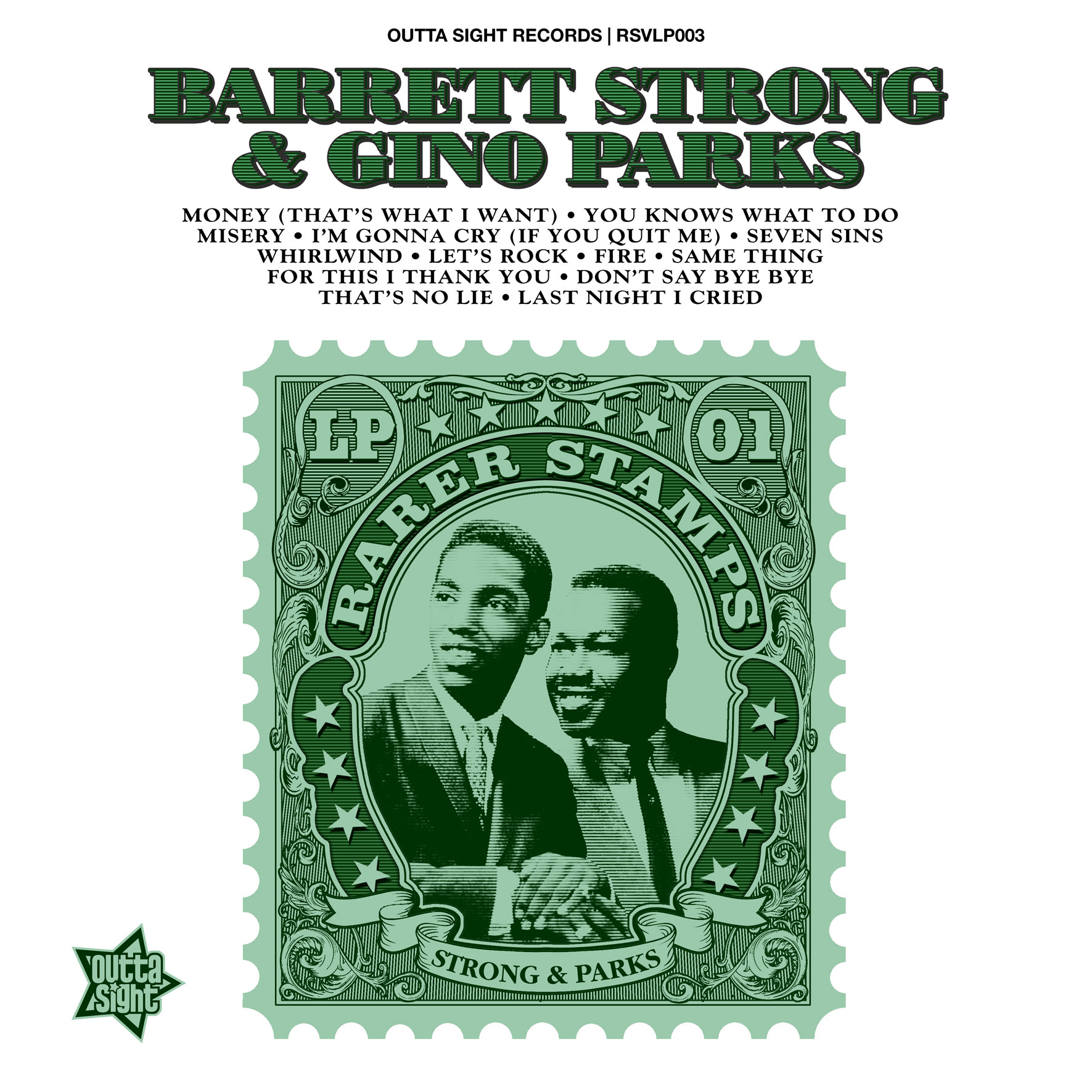 Gino Parks & B.Strong/RARER STAMPS V1 LP