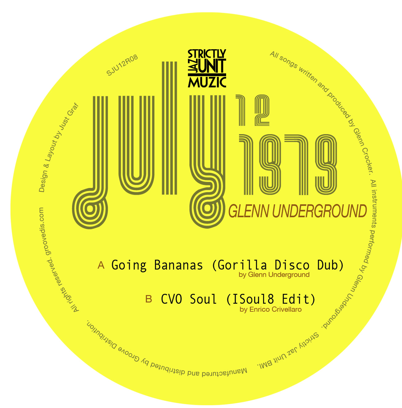 Groove Distribution :: :: Singles :: House :: Glenn Underground/GOING  BANANAS DUB 12