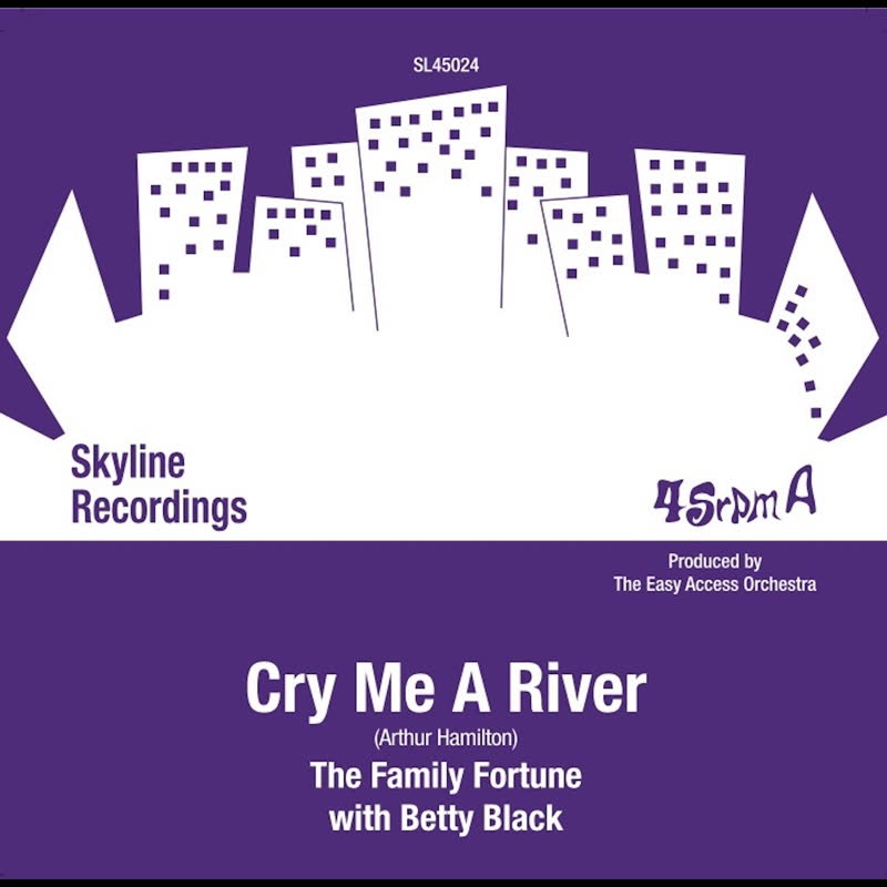 Betty Black/CRY ME A RIVER 7"