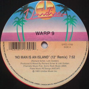 Warp 9/NO MAN IS AN ISLAND 12"