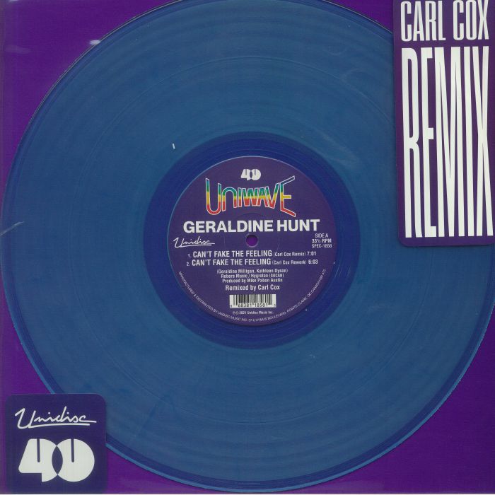 Geraldine Hunt/CAN'T FAKE (CARL COX) 12"