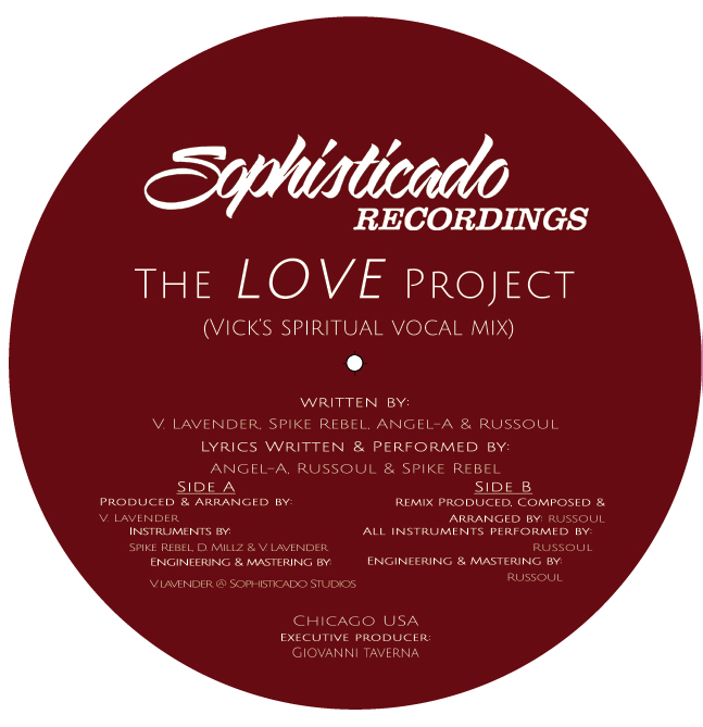 Vick Lavender/THE LOVE PROJECT 12"