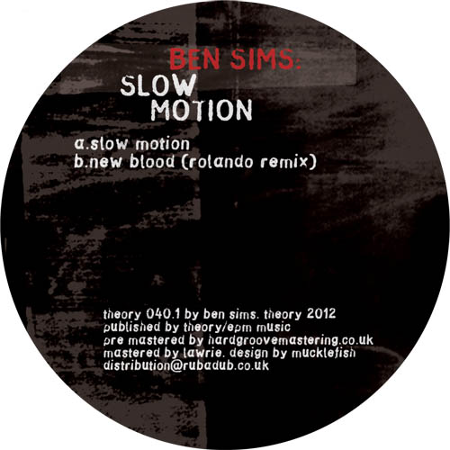 Ben Sims/SLOW MOTION 12"