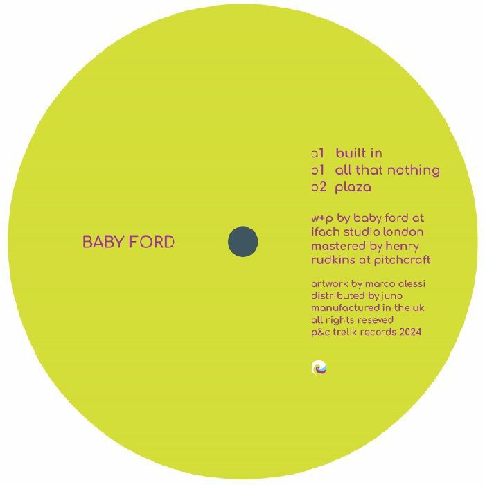 Baby Ford/BUILT IN (REISSUE) 12"
