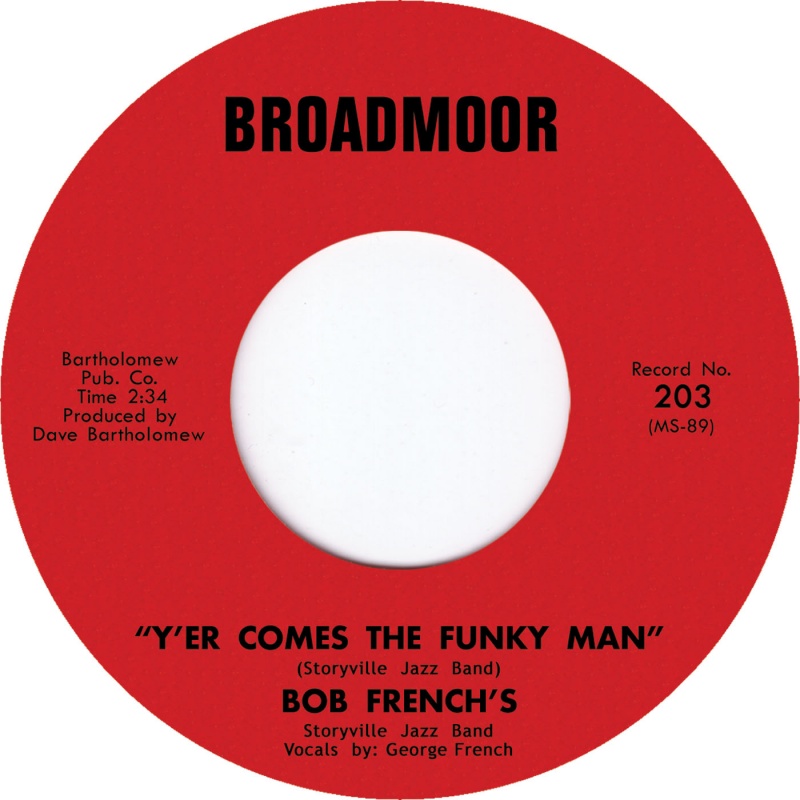 Bob French/Y'ER COMES THE FUNKY MAN 7"
