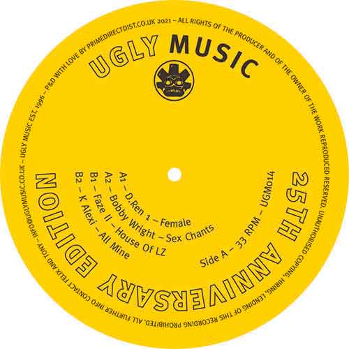 Various/UGLY MUSIC: 25TH ANNIVERSARY 12"
