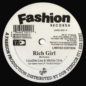 Louchie Lou & Michie One/RICH GIRL 12"