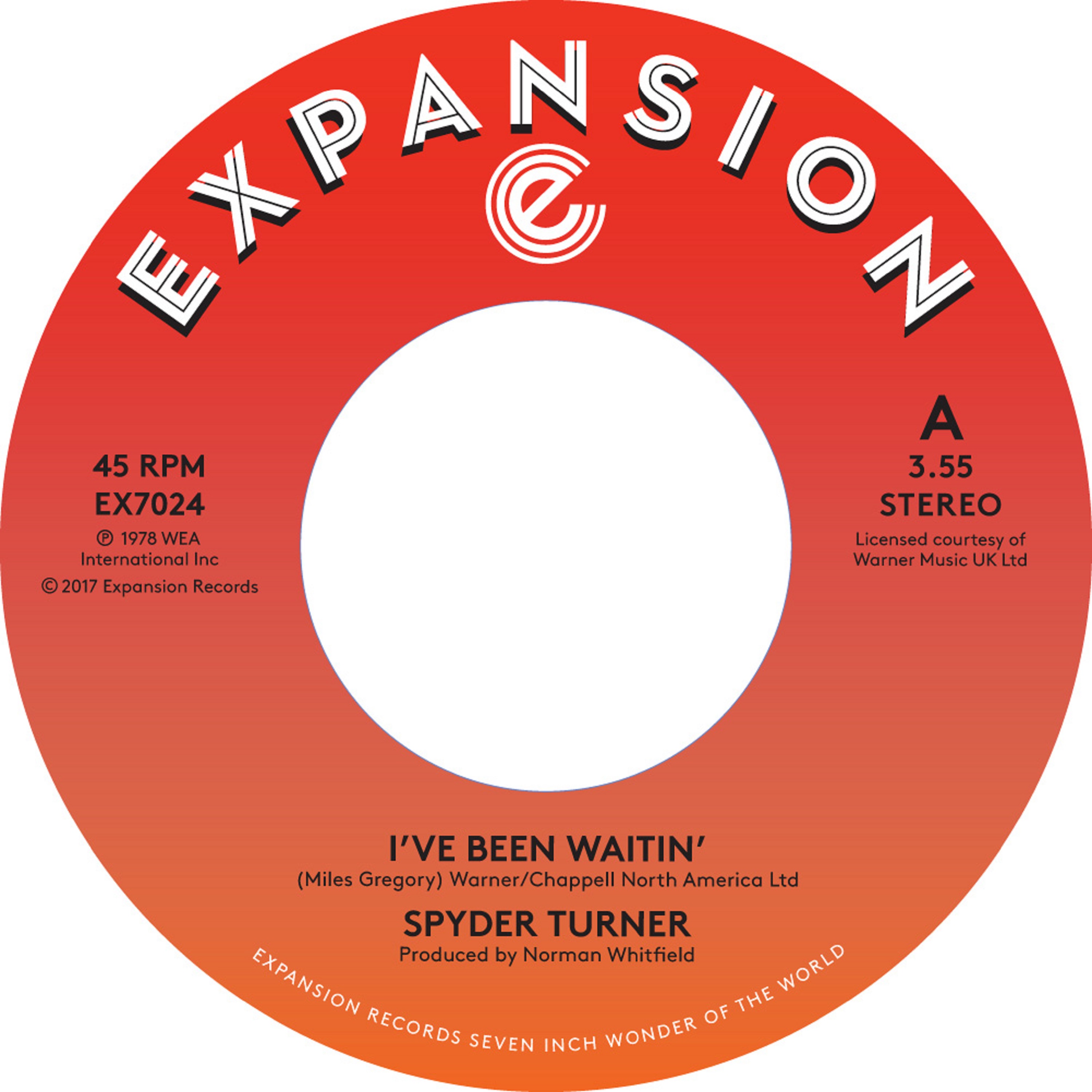 Spyder Turner/I'VE BEEN WAITIN' 7