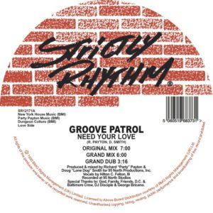 Groove Patrol/NEED YOUR LOVE 12