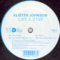 Alister Johnson/LIKE A STAR 12"