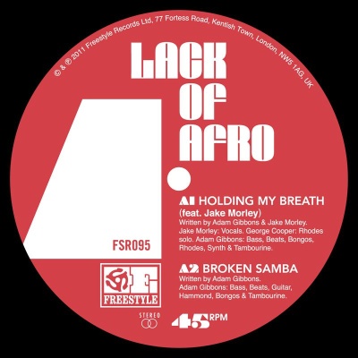 Lack Of Afro/HOLDING MY BREATH  12"