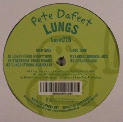 Pete Dafeet/LUNGS EP FRED EVERYTHING 12"