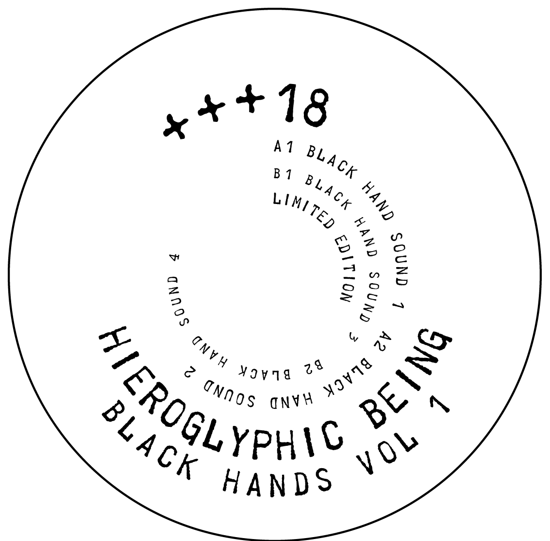 Hieroglyphic Being/BLACK HANDS VOL 1 12"