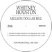 Whitney Houston/MILLION DOLLAR BILL 12"