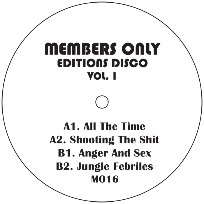 Members Only/EDITIONS DISCO VOL 1 D12"