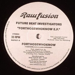 Future Beat Investigators/FORTHOSE.. 12"