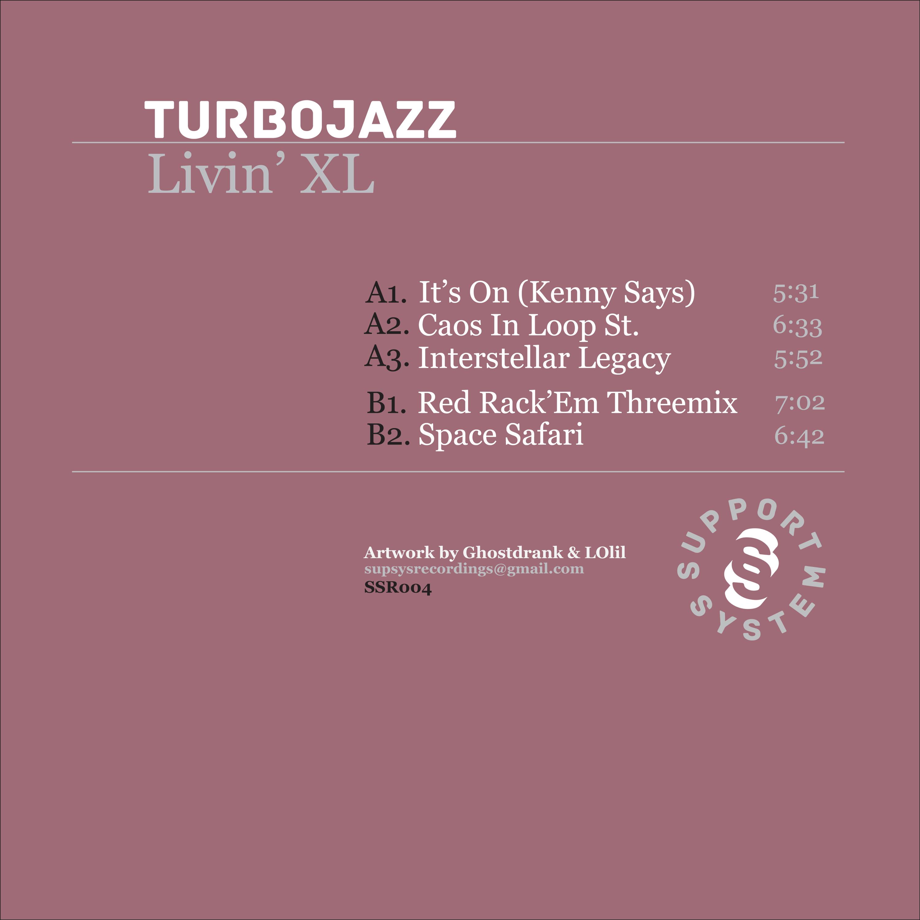 Turbojazz/LIVIN' XL EP 12"