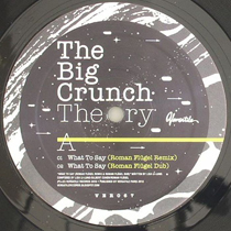 Big Crunch Theory/WHAT TO SAY 12"