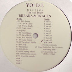 Yo DJ!/I'M RICH BITCH LP