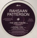 Rahsaan Patterson/THE ONE FOR ME 12"