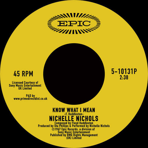 Nichelle Nichols/KNOW WHAT I MEAN 7"