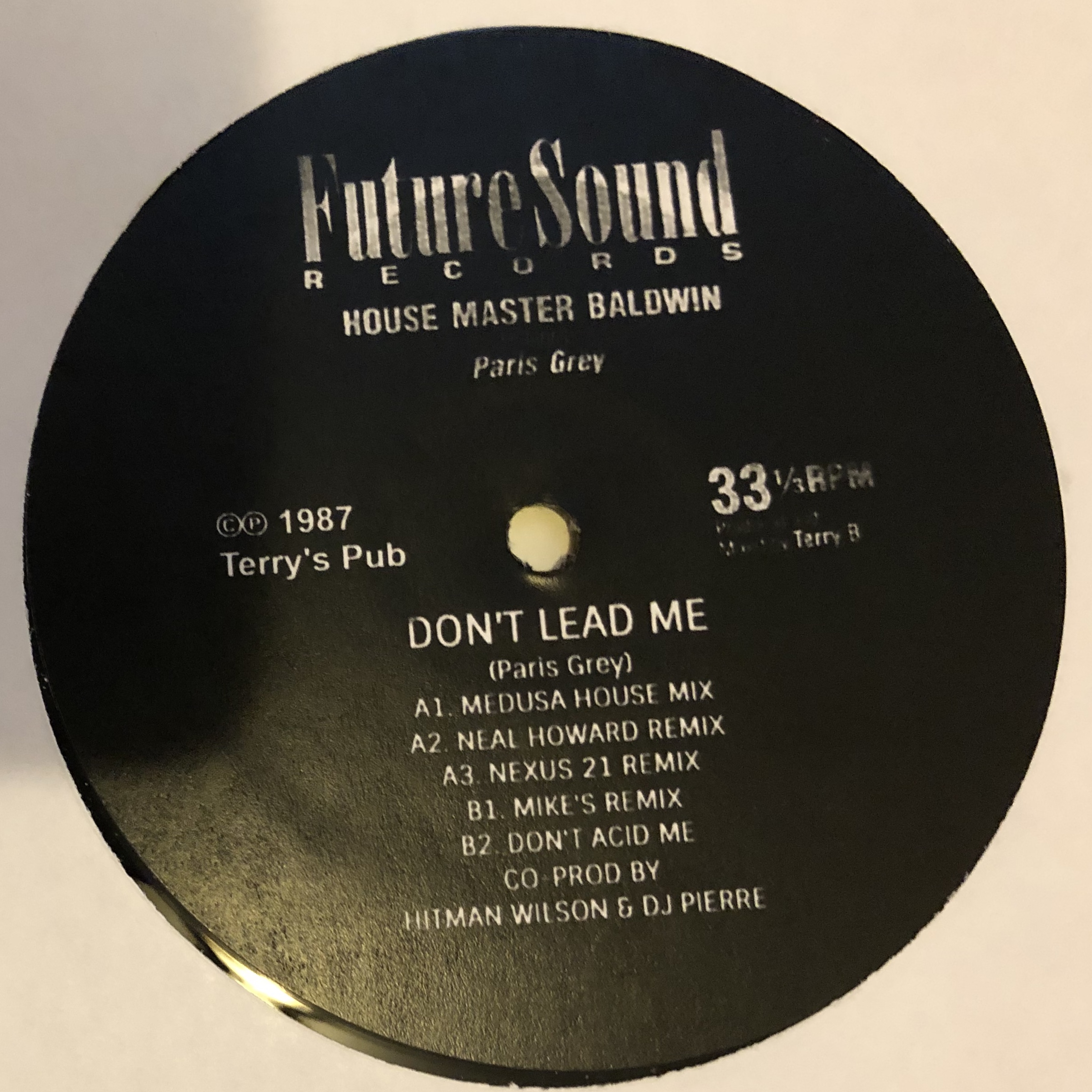 House Master Baldwin/DON'T LEAD ME 12"