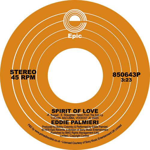 Eddie Palmieri/SPIRIT OF LOVE 7"