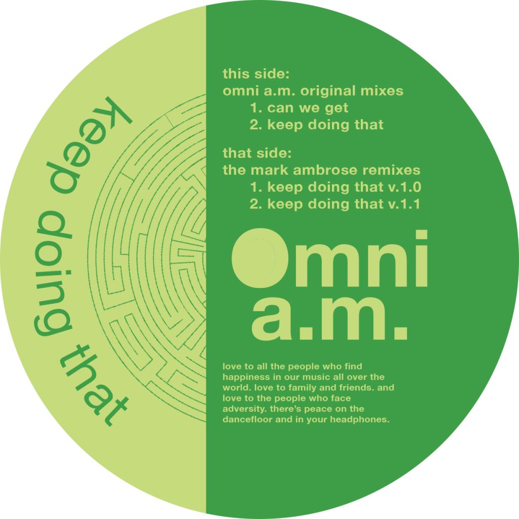 Omni A.M./KEEP DOING THAT 12"