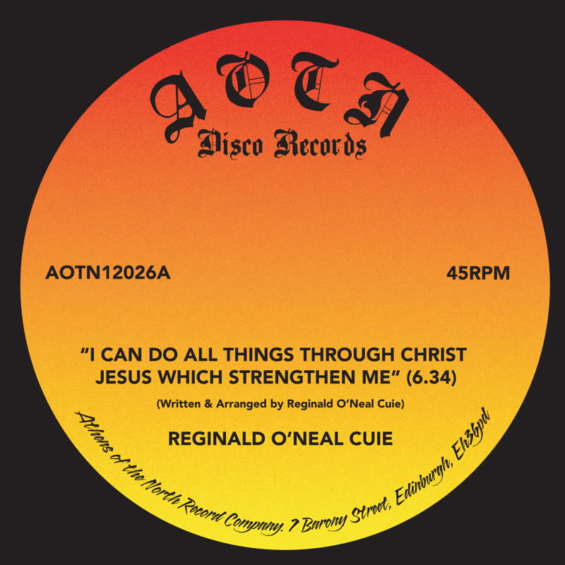 Reginald O'Neal Cuie/I CAN DO ALL THINGS... 12"