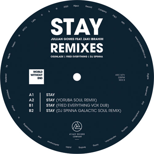 Jullian Gomes/STAY REMIXES 12"