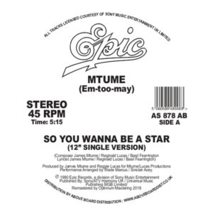 Mtume/SO YOU WANNA.. (DANNY KRIVIT) 12"