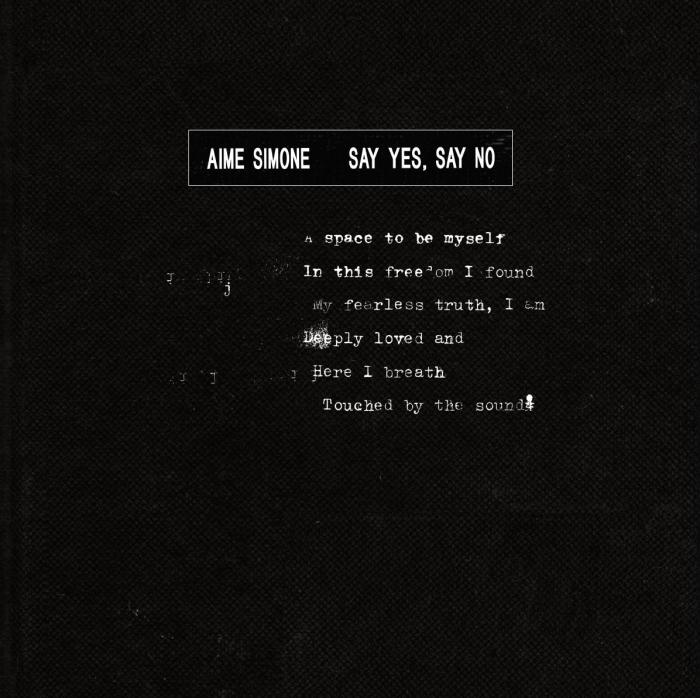 Aime Simone/SAY YES SAY NO LP