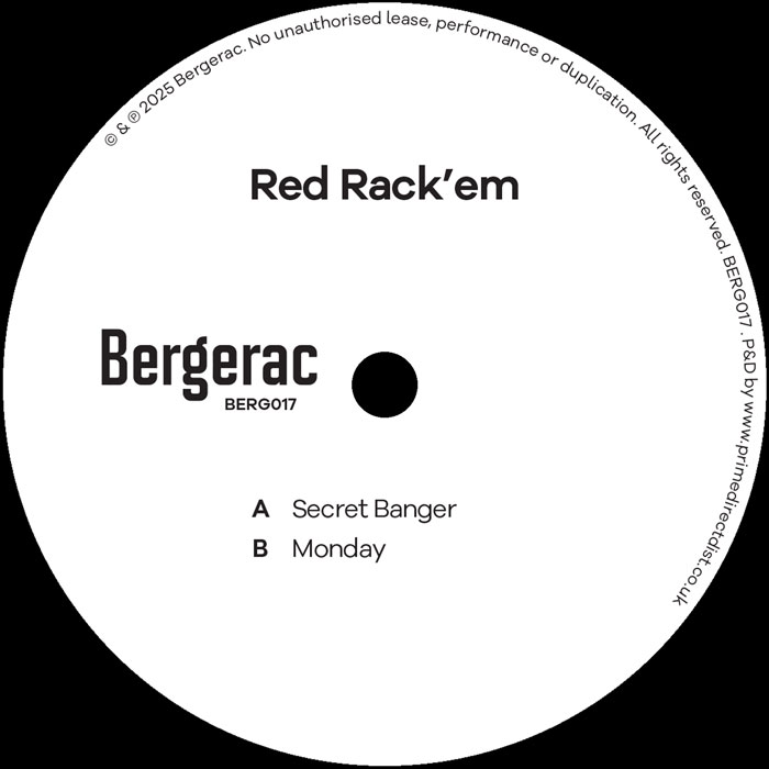 Red Rack'em/SECRET BANGER 12"