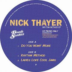 Nick Thayer/RHYTHM METHOD EP  12"
