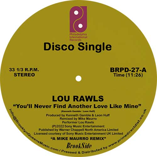 Lou Rawls/YOU'LL NEVER FIND-M MAURRO 12"