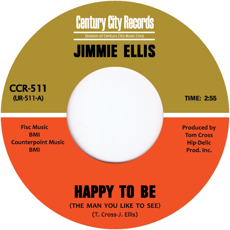 Jimmie Preacher Ellis/HAPPY TO BE 7"
