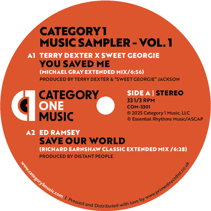 Various/CATEGORY 1 MUSIC SAMPLER V1 12"
