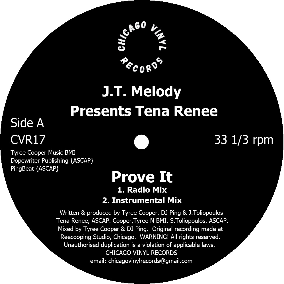 J.T. Melody & Tena Renee/PROVE IT 12"