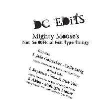 DC Edits/VOLUME ONE 12"