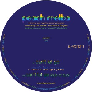 Peach Melba/CAN'T LET GO 12"