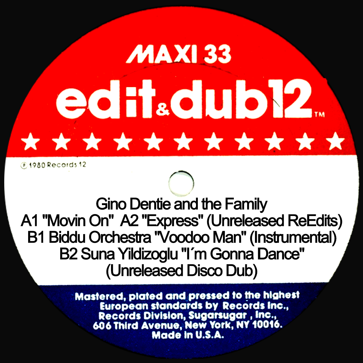 Edit & Dub/#12 MOVIN ON 12"
