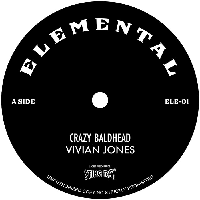 Vivian Jones/CRAZY BALDHEAD 7"