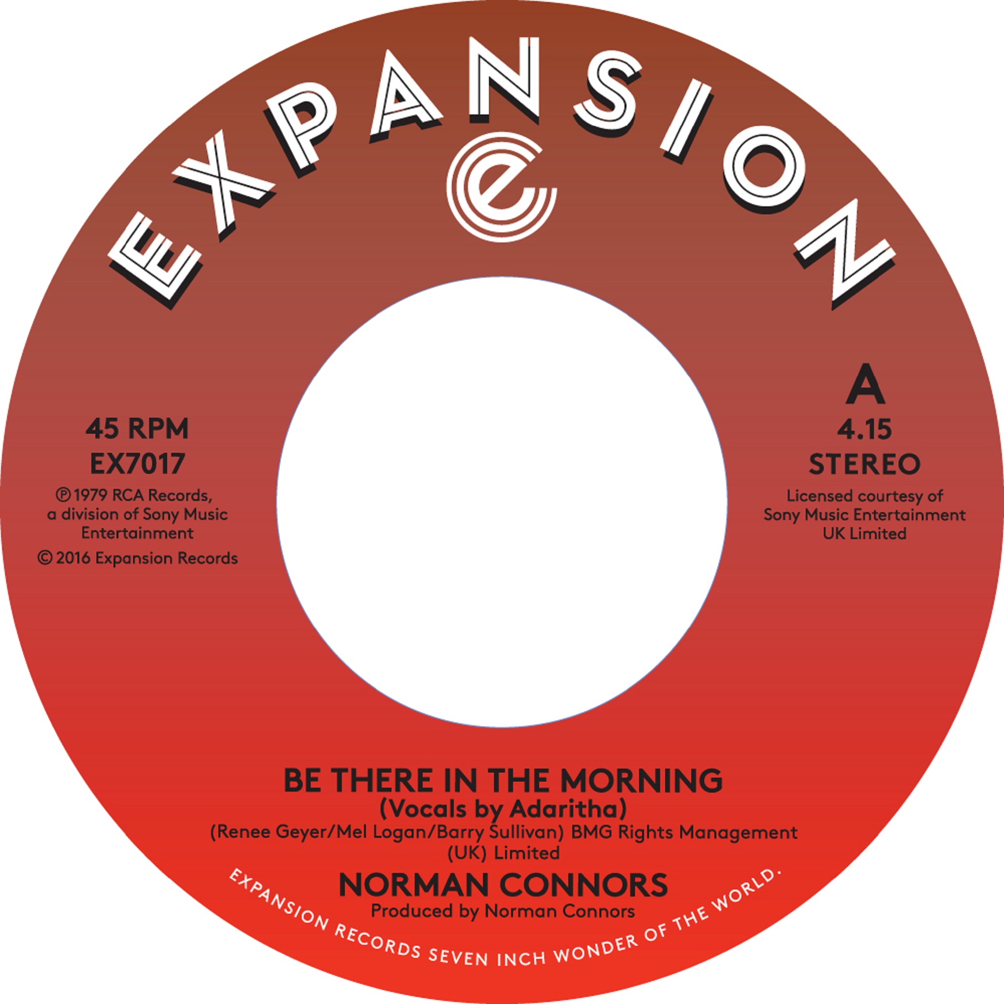 Norman Connors/BE THERE IN THE MORNIN 7"
