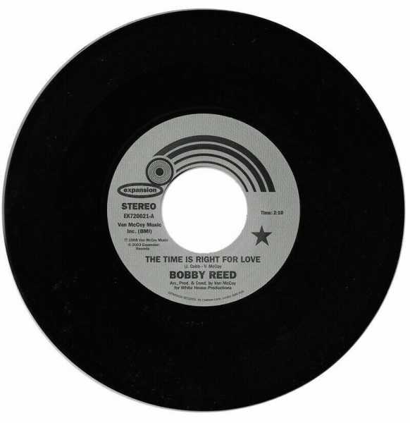 Bobby Reed/THE TIME IS RIGHT FOR LOVE 7"