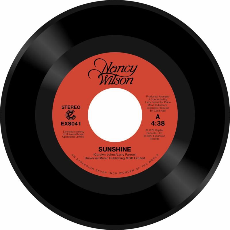 Nancy Wilson/SUNSHINE & END OF OUR 7"