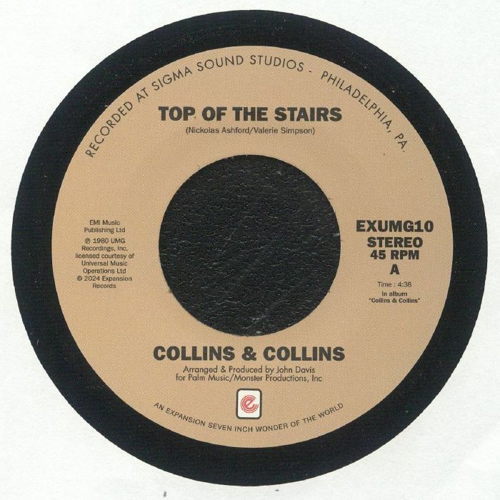 Collins & Collins/TOP OF THE STAIRS 7"