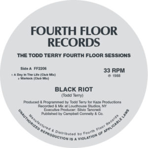 Todd Terry/FOURTH FLOOR SESSIONS 12"