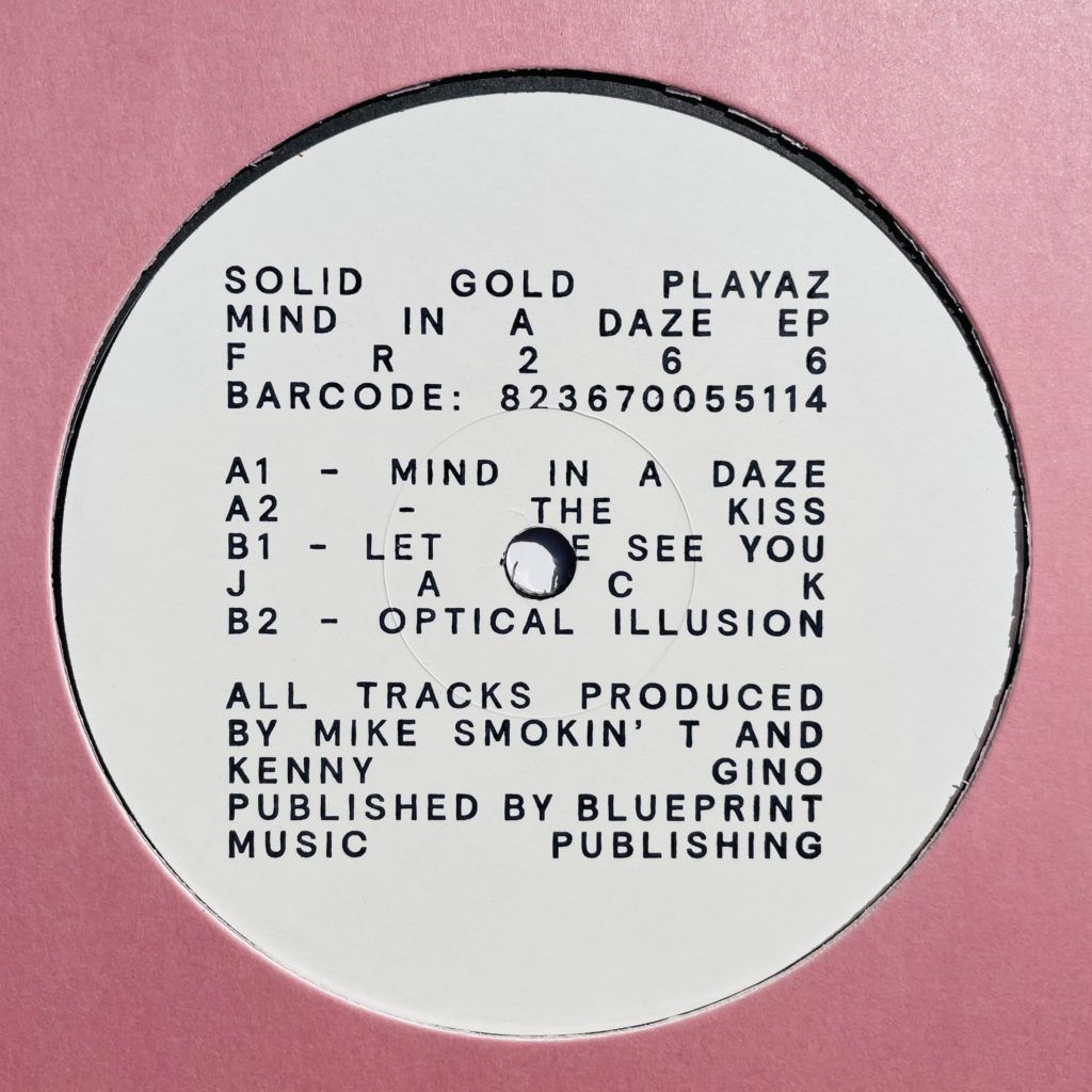 Solid Gold Playaz/MIND IN A DAZE 12"