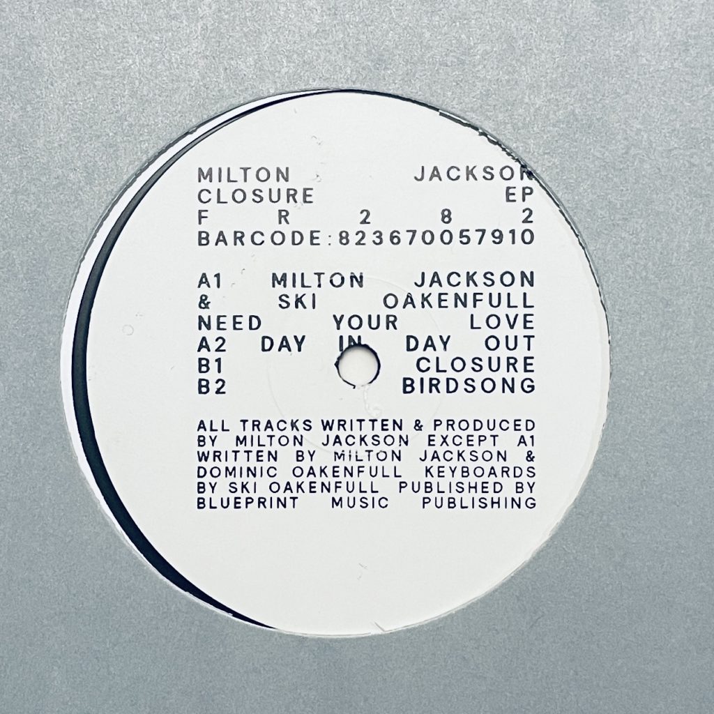 Milton Jackson/CLOSURE EP 12"